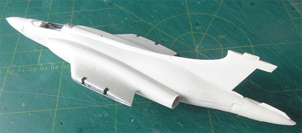 upper fuselage
