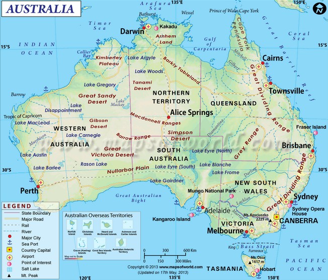 australia map 2
