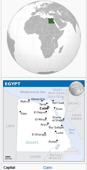 egypt map