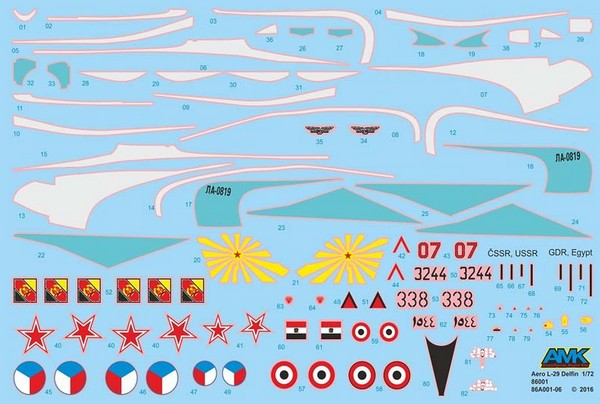 amk l-29 decals 1/72