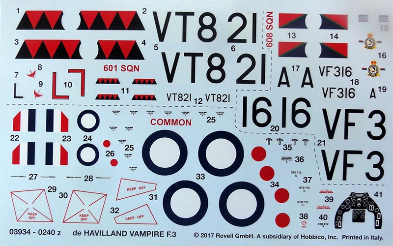 revell decals