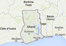ghana map